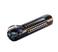 1 Diffuseur parfum voiture Alliage aluminium Capteur intelligent auto Diffuseur huile essentielle 3 modes Lumière .