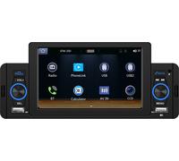 1 Din 5 pouces HD Screen Car MP5 Audio Player Universal Bluetooth Carplay noir