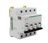 1 disjoncteur à air comprimé triphasé à quatre fils Acti9 iC65N 4P 6A 10A 16A 20A 25A 32A 40A 50A 63A(40A)