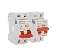 1 disjoncteur de fuite de courant résiduel 2P 230 V RCBO MCB avec surintensité et 10-63 A (taille : 2P, couleur : 20 A)(16a)