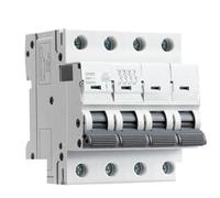 1 disjoncteur miniature GYM9 4P 6KA, capacité de coupure, rail DIN, 6A-63A AC(20A)