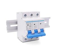 1 Disjoncteur Triphasé Sur Rail DIN DZ47-63 3P 16-63A, Protection Moteur 380 V, Interrupteur Électrique Robuste(32A)