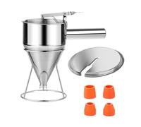 1. Dispensateur De Pâte Manuelle En Acier Inoxydable 1200L Avec Poignée Ergonomique Base Amovible Pour L'entonnoir À À Et Sauce Précise