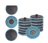 1 disque à lamelles plat de 50 mm, 5 cm, mini meule abrasive for l'élimination de la rouille du métal, le travail du bois, le polissage(P60)