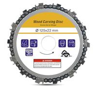 1 disque abrasif pour bois 125 mm, disque à râper, disque de sculpture sur bois, fraise à peinture, fraise à bois, fraise à racine, disque flexible, fraise à souche, disque abrasif diamanté pour