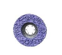 1 disque corail 100/115/125 mm, disque à lamelles diamantées for meuleuse d'angle, peinture, élimination de la rouille, nettoyage abrasif(Purple,125x22mm)