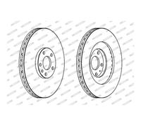 1 Disque De Frein Ferodo Ddf1661c-1