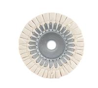 1 disque de polissage en tissu à biais ouvert 150 mm x 20 mm - Disque de polissage en coton for meuleuses d'établi