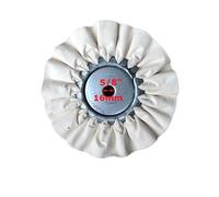 1 Disque De Polissage For Voies Respiratoires Traité Au Moulin, 8"/200 Mm, Bleu Jaune, 16 Plis, Blanc, En Coton Non Traité(White Soft)