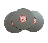 1 disque de polissage Lapidaire de 15,2 cm, trou intérieur de 12,7 mm, grain 80-3000# Disque de polissage diamant plat (grain 80)
