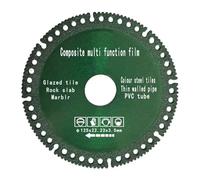 1 Disque De Scie Diamanté Brasé 115/125 Mm, 22,23 Mm, For Acier, Métal, Pierre, Fonte, Acier Renforcé, Aluminium.(125x22.23mm)