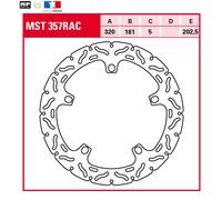 1 Disque Frein Avant Ø320 MST357RAC BMW R NINE T ABS Urban G/S 2017-2019