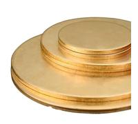 1 disque rond en laiton H62, épaisseur de 1 à 5 mm, découpe de précision for projets d'artisanat et de bricolage.(10mmx1.5mm)
