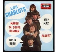 1 Disque Vinyle EP 45 Tours - Vogue 8577 - Les Charlots : Hey Max, Mange ta soupe Herman, Gros bébé, Albert - (Disque vinyle EP 45t).