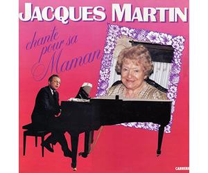 1 Disque Vinyle LP 33 Tours - Carrere 66221 - Jacques Martin chante pour sa Maman : Les Vieilles de chez nous, Le Mouchoir rouge de Cholet, Absence, Si tu le veux, Trois Anges sont venus, Complainte de Mandrin, l'Anneau d'Argent, Deux ou Trois Mots, La Petite Église, Les Petits Pavés, Le Coffret (La Fête des Morts), Envoi de Fleurs.