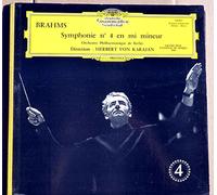 1 Disque Vinyle LP 33 Tours - Deutsche Grammophon 138 927 - BRAHMS - Symphonie N°4 en mi mineur - Herbert Von Karajan - Orchestre Philharmonique de Berlin