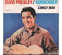 1 Disque Vinyle SP 45 Tours - RCA 47-7850 - Made in Italy 1961 - Elvis Presley With The Jordanaires - Surrender (Torna a surriento), Lonely Man.