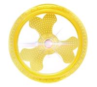 1 disque volant lumineux clignotant - Jouets d'extérieur étanches pour chien en caoutchouc - Jouets flottants pour chien pour le dressage des animaux de compagnie - Jouets interactifs pour chien pour