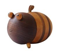 1 distributeur de cure-dents en bois d'abeille pour décoration de maison, bureau, accessoires de décoration, cadeaux d'anniversaire