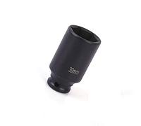 1 douille à chocs pneumatique universelle 1/2" - 8-32 mm - 6 pans - Tête de clé à douille pour clé à chocs électrique, noir