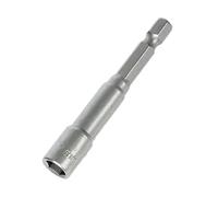 1 douille de tournevis 5-19 mm 1/4" hexagonale pour perceuses, tournevis et adaptateur de douille à choc, gris
