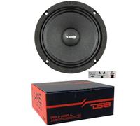 1 DS18 Pro-NS6.4 midrange de 16,5 cm 6,5", 150 Watts RMS et 300 Watts Max, 4 ohms, 94 DB SPL, Aimant néodyme, pour Voiture, 1 pièce + 3 Autocollants offerts