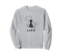 1.e4 c5 Défense Sicilienne Ouverture d'échecs | Joueur d'échecs Sweatshirt