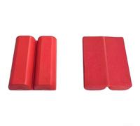 1 écarteur de canne à pêche, outil de préhension en caoutchouc, extracteur antidérapant pour sections coincées, design hautement élastique, taille compacte et portable, pêche en plein air (rouge)