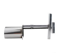 1 échantillon de sol, outil à long manche en acier inoxydable pour creuser des trous et transplanter des bulbes, aérateur de pelouse efficace pour travaux de jardin et cour