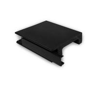 1 ÉCHANTILLON NMC WALLSTYL S-IL10 BLACK env. 10 cm | Plinthe Moulure en stuc