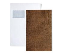 1 ÉCHANTILLON S-12894 WallFace LEGUAN COPPER Leather Collection ÉCHANTILLON panneau mural au format A5