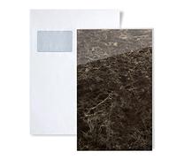 1 ÉCHANTILLON S-19343 WallFace MARBLE EMPERADOR AR+ S-Glass Collection ÉCHANTILLON panneau mural au format A5