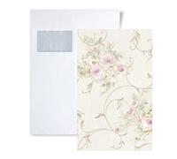 1 ÉCHANTILLON S-304202-GU Profhome Papier peint floral fleurs | ÉCHANTILLON de Papier peint au format A4