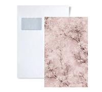 1 ÉCHANTILLON S-374204-GU Profhome Papier peint floral style aquarelle | ÉCHANTILLON de Papier peint au format A4