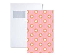 1 ÉCHANTILLON S-395373-GU Profhome Papier peint géométrique rétro | ÉCHANTILLON de Papier peint au format A4