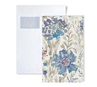 1 ÉCHANTILLON S-396953-GU Profhome Papier peint style aquarelle floral | ÉCHANTILLON de Papier peint au format A4