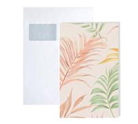 1 ÉCHANTILLON S-791083-GU Profhome Papier peint floral palmiers | ÉCHANTILLON de Papier peint au format A4