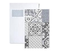 1 ÉCHANTILLON S-87001BR10 EDEM BRAVO Papier peint collage aspect carrelage | ÉCHANTILLON de Papier peint au format A4