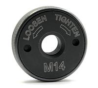 1 écrou de serrage rapide M14 pour meuleuse d'angle Bosch AEG, Black & Decker, Dewalt, Flex, Hitachi, Metabo, Makita 115 mm, 125 mm, 230 mm, etc.