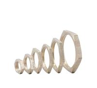 1 écrou hexagonal en laiton pour raccord de tuyau M10 M12 1/8", 1/4", 3/8", 1/2", 3/4", 2,5 cm filetage femelle (1,9 cm)