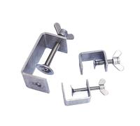 1 écrou papillon de type C en acier U pour levage de poutre en I, tube de serrage, raccords de câble lourds (20 mm)