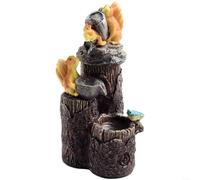 1 : Écureuil à énergie solaire pour décoration de jardin avec lumière LED, résine pour décoration de terrasse extérieure pour pelouse, cour ou veilleuse intérieure (écureuil ordinaire)