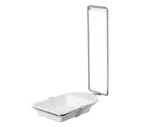1 Egouttoir pour distributeur de savon ARNOMED, égouttoir avec support pour de 1000ml, bac de récupération blanc pour distributeur de savon à fixer au mur, anti-gouttes distributeur de désinfectant
