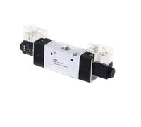 1 électrovanne 3V320-10/3V220-08 à deux positions en cuivre interne à trois voies pilote double bobine (3V220-08 DC24V)