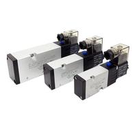 1 électrovanne électrique pneumatique 4M210-08 4M310-10 4M410-15 2 positions 3 ports 5 voies de contrôle à air électromagnétique. (4M410-15 PC8-04, AC220V)