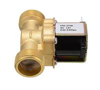 1 électrovanne normalement fermée, interrupteur de vanne de régulation d'eau N/C, corps de vanne en laiton G3/4 DC 12 V