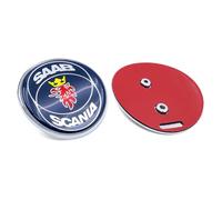 1 emblème arrière de voiture pour Saab 93 9-3 Cabriolet 1998-2003 - Emblème personnalisé pour coffre arrière de voiture - Badge autocollant 5289897 (saab-scania)