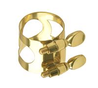 1 embout buccal Yootones en m tal pour saxophone alto, ligature double vis, compatible avec saxophone (dor )