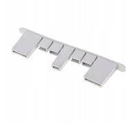 1 Embout De Support Inférieur En Pvc Léger Et Durable Pour Kayak Modèle 2 (Gris)