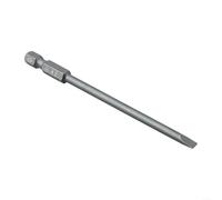 1 embout de tournevis magnétique à fente en alliage d'acier, longueur parfaite de 100 mm pour un usage professionnel (SL4.0)